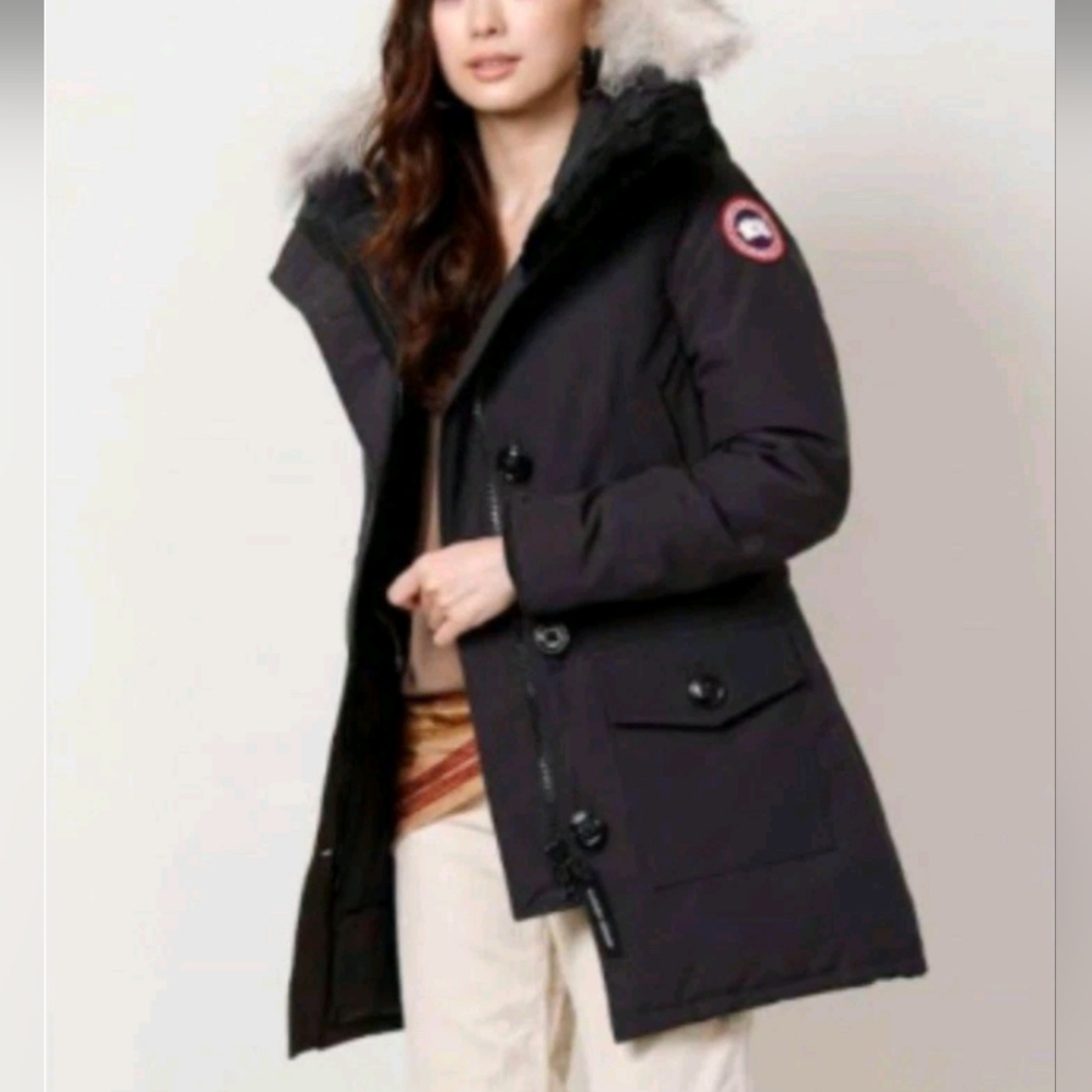 NEW Canada Goose Womens Parka Bronte Sz XS Black Retail$1500 Authentic US Seller